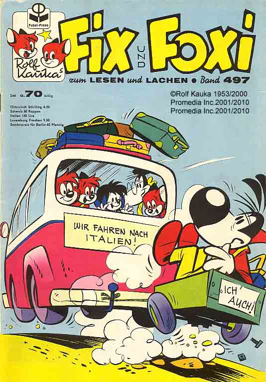 Rolf Kauka Comic Sonderheft ab 1971 Auswahl Fix und Foxi Ostern Ferien usw